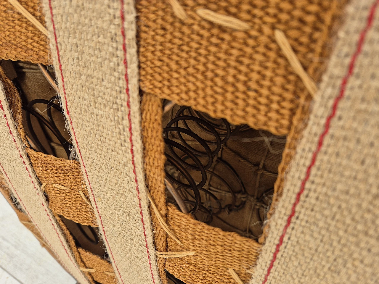 Danish mahogany armchair with light blue velour, 1950s 16