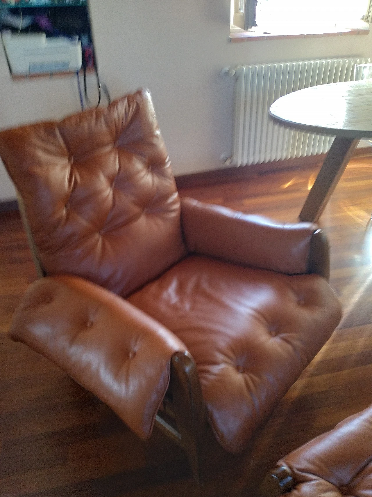 Sheriff armchair and pouf by Sergio Rodrigues, 1950s 16