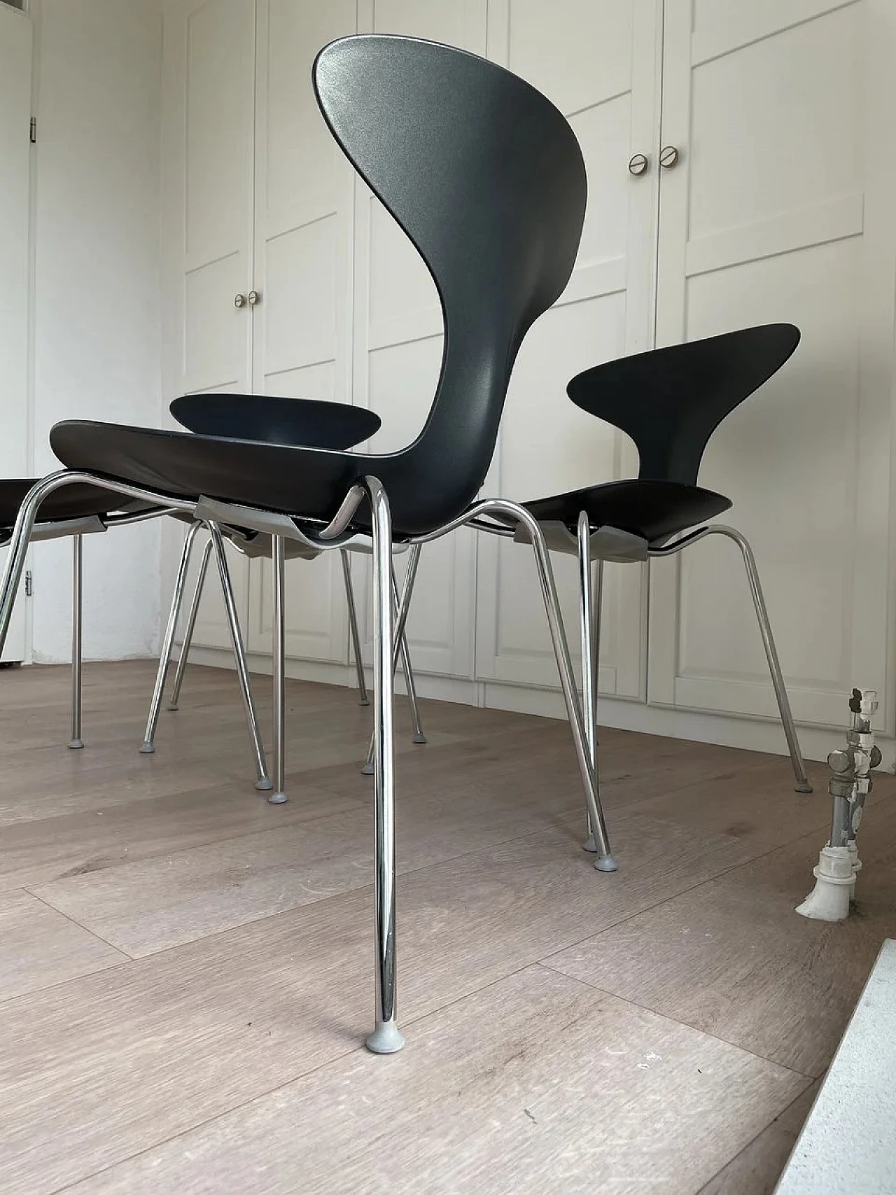 4 Orbit stackable chairs by Lovegrove & Bernhardt for Danerka, 2000s 4