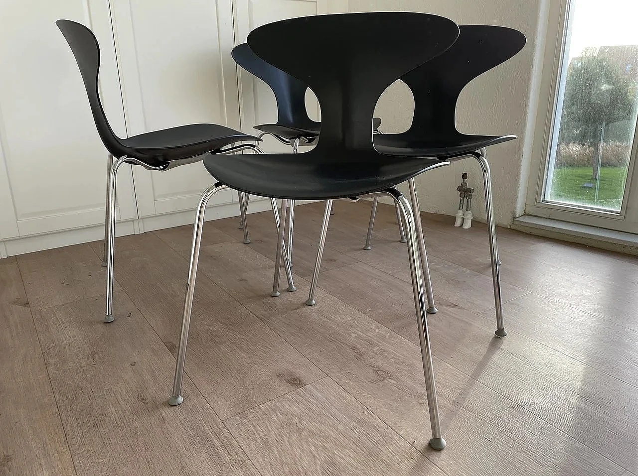 4 Orbit stackable chairs by Lovegrove & Bernhardt for Danerka, 2000s 5