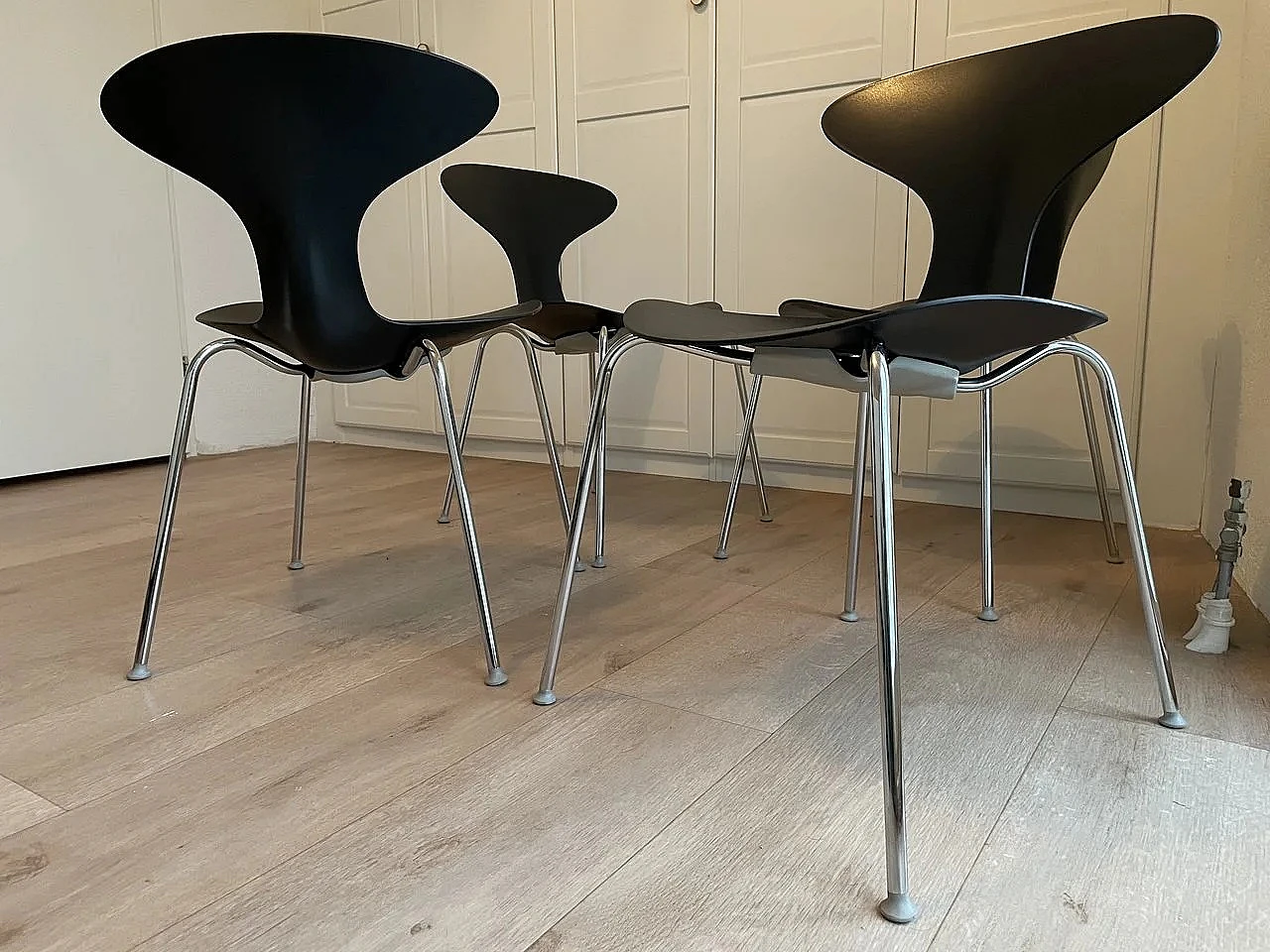 4 Orbit stackable chairs by Lovegrove & Bernhardt for Danerka, 2000s 7