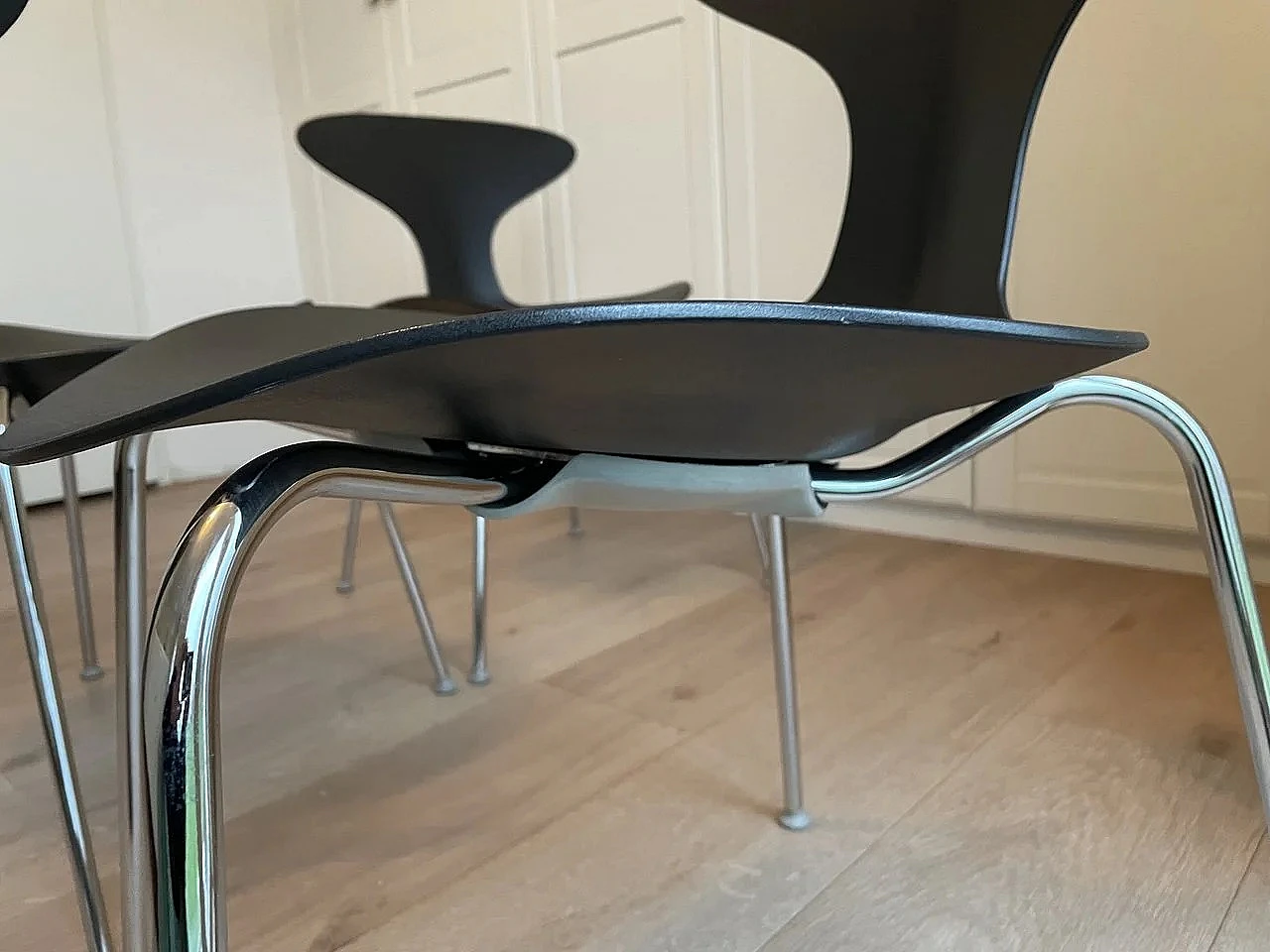 4 Orbit stackable chairs by Lovegrove & Bernhardt for Danerka, 2000s 12
