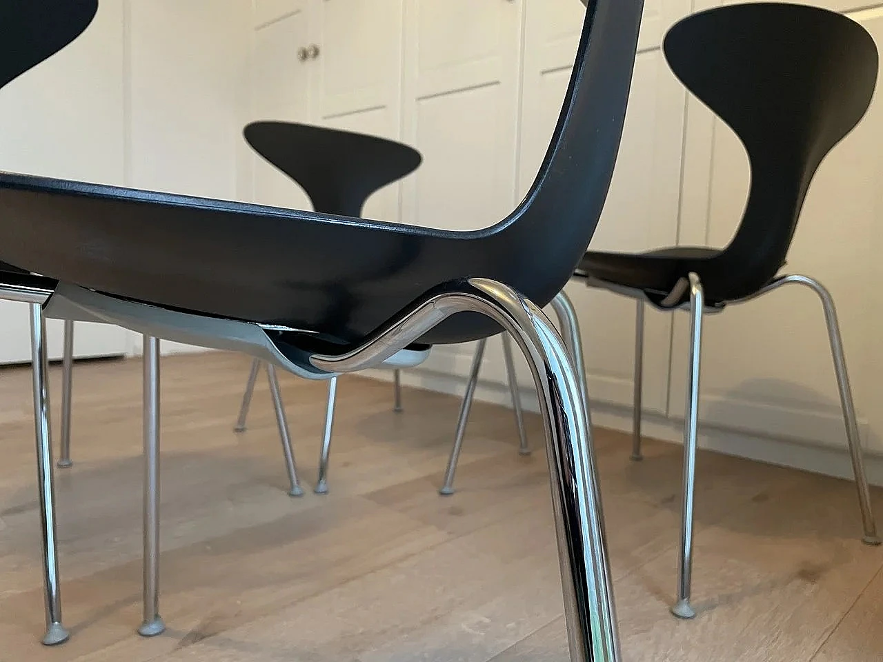 4 Orbit stackable chairs by Lovegrove & Bernhardt for Danerka, 2000s 14