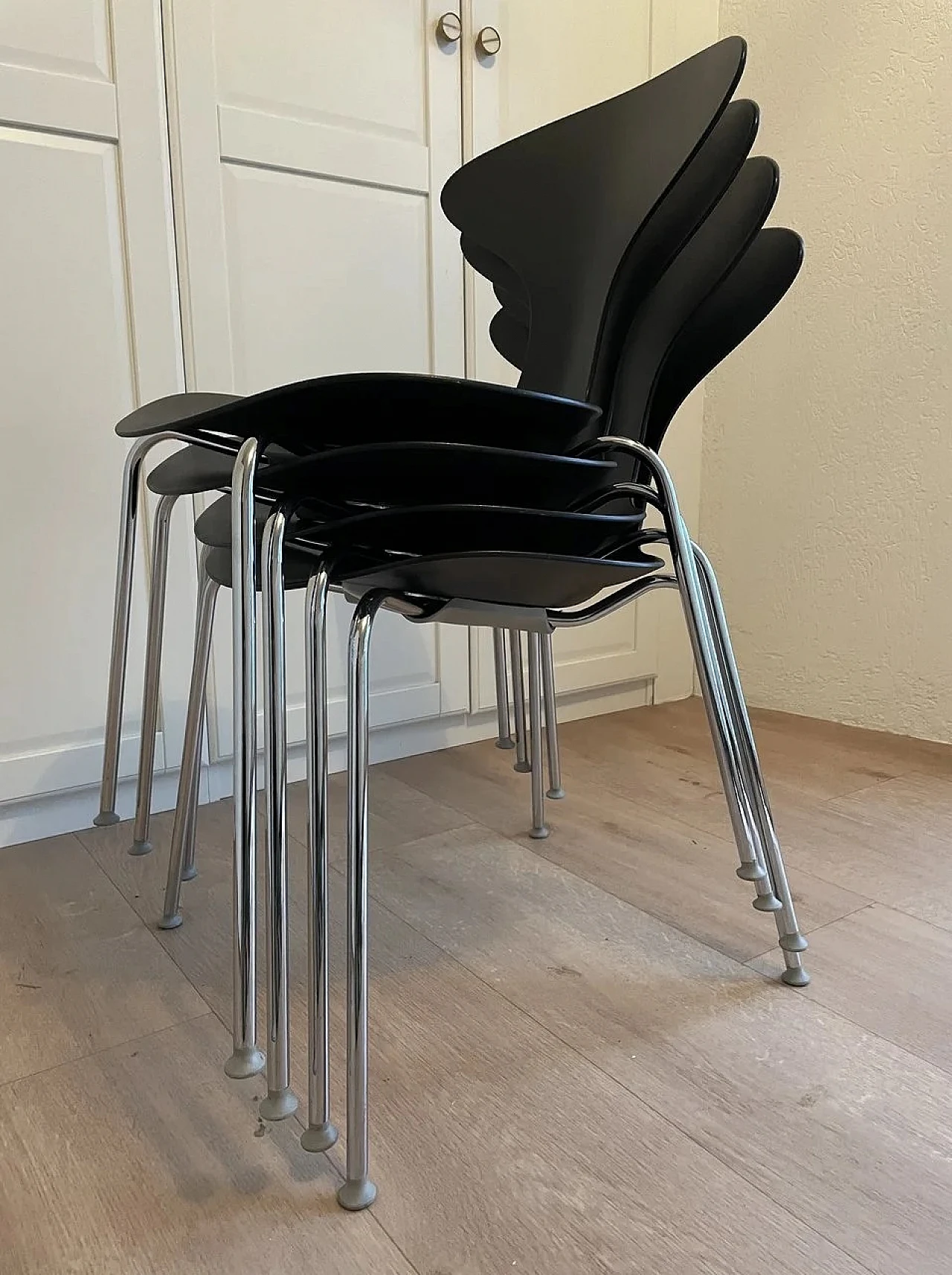 4 Orbit stackable chairs by Lovegrove & Bernhardt for Danerka, 2000s 15