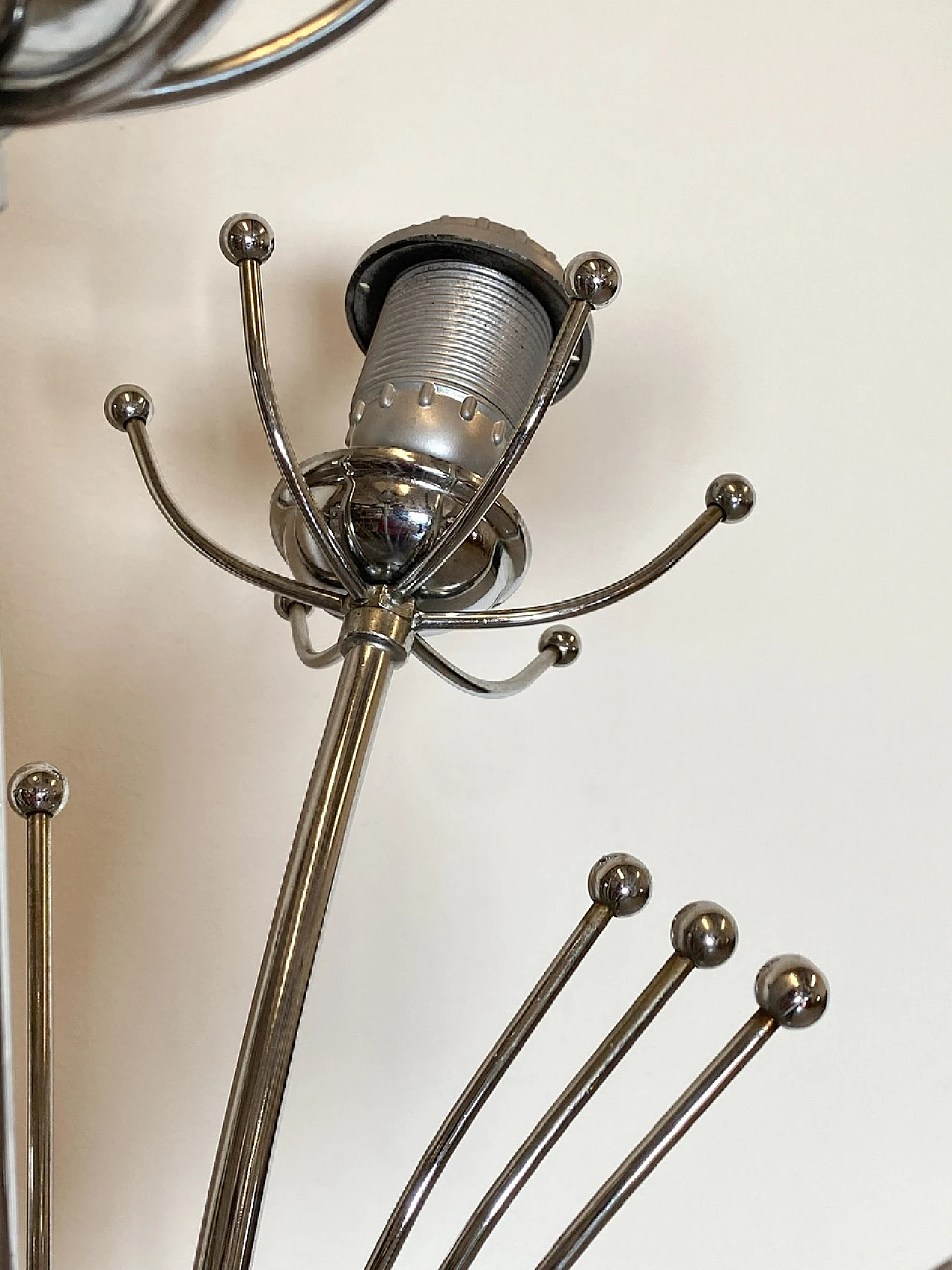 Floor lamp in steel and glass in the style of Carlo Nason, 1970s 4