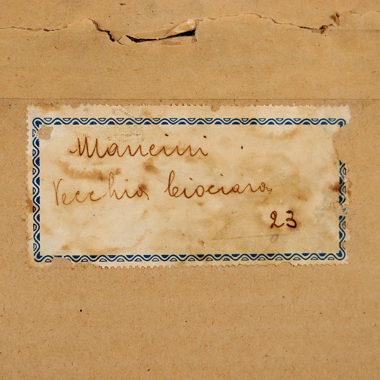 Antonio Mancini, Vecchia ciociara, pastelli su carta, 1910 10