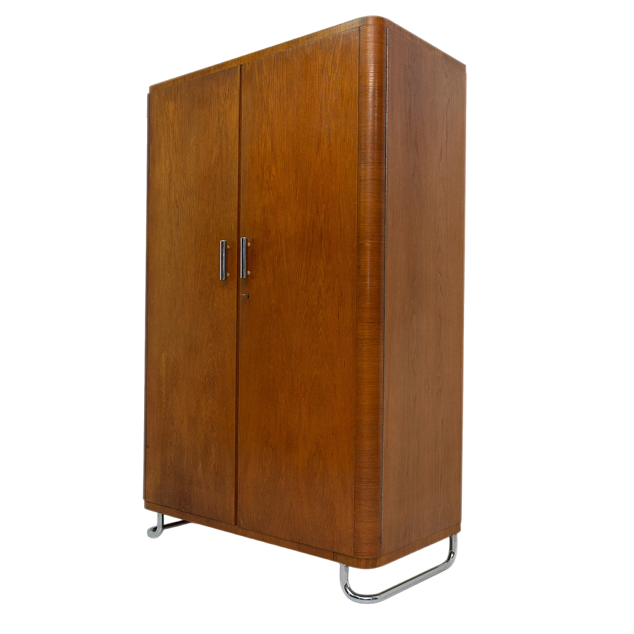 Armadio Bauhaus a due ante di Vichr & Spol per Kovona, anni '50 11