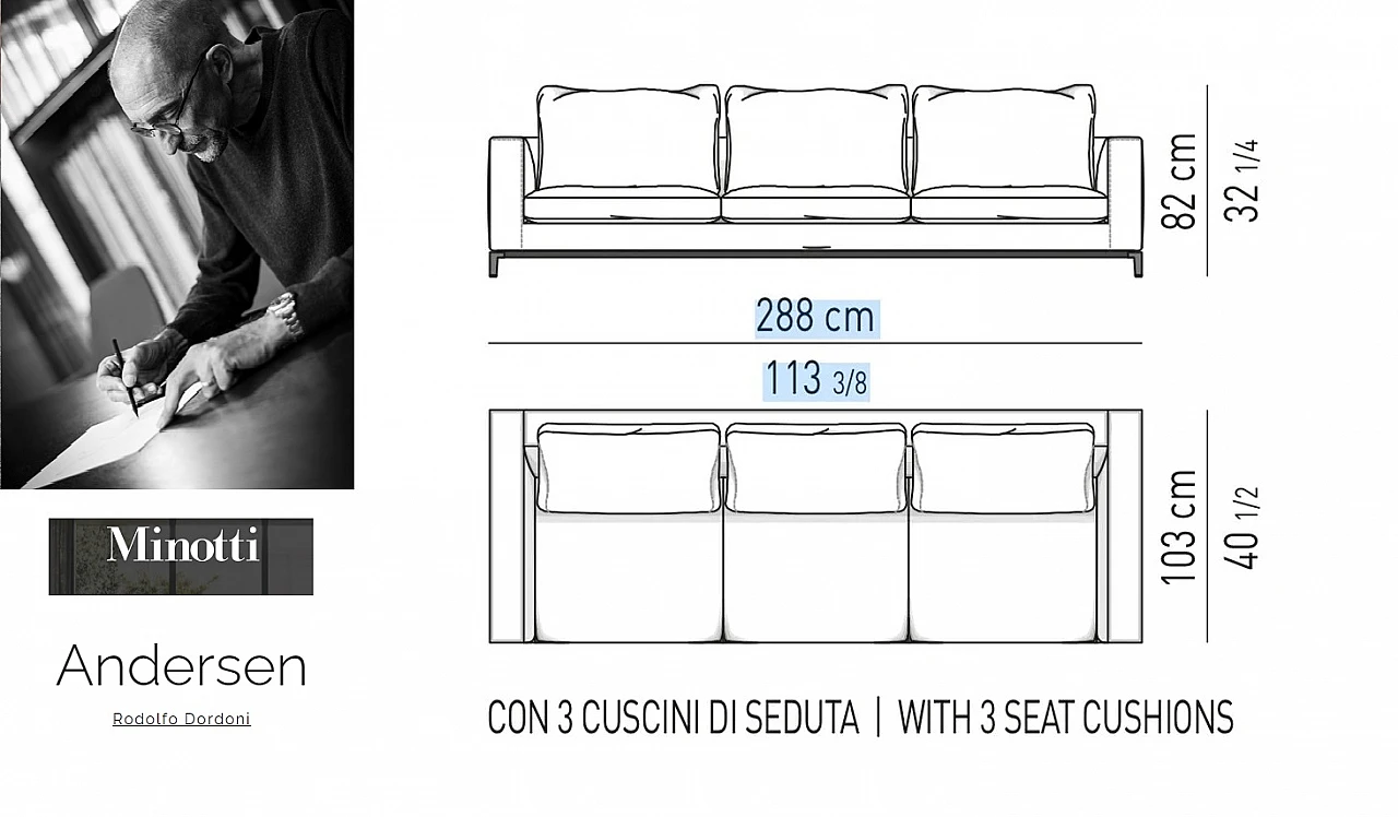 Andersen sofa by Rodolfo Dordoni for Minotti 9