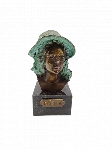 Gianni Visentin, scultura in bronzo, anni '80