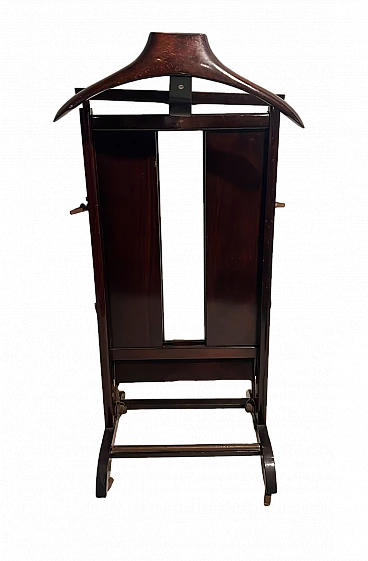 Servomuto in noce e ottone attribuito a Fratelli Reguitti, anni '70