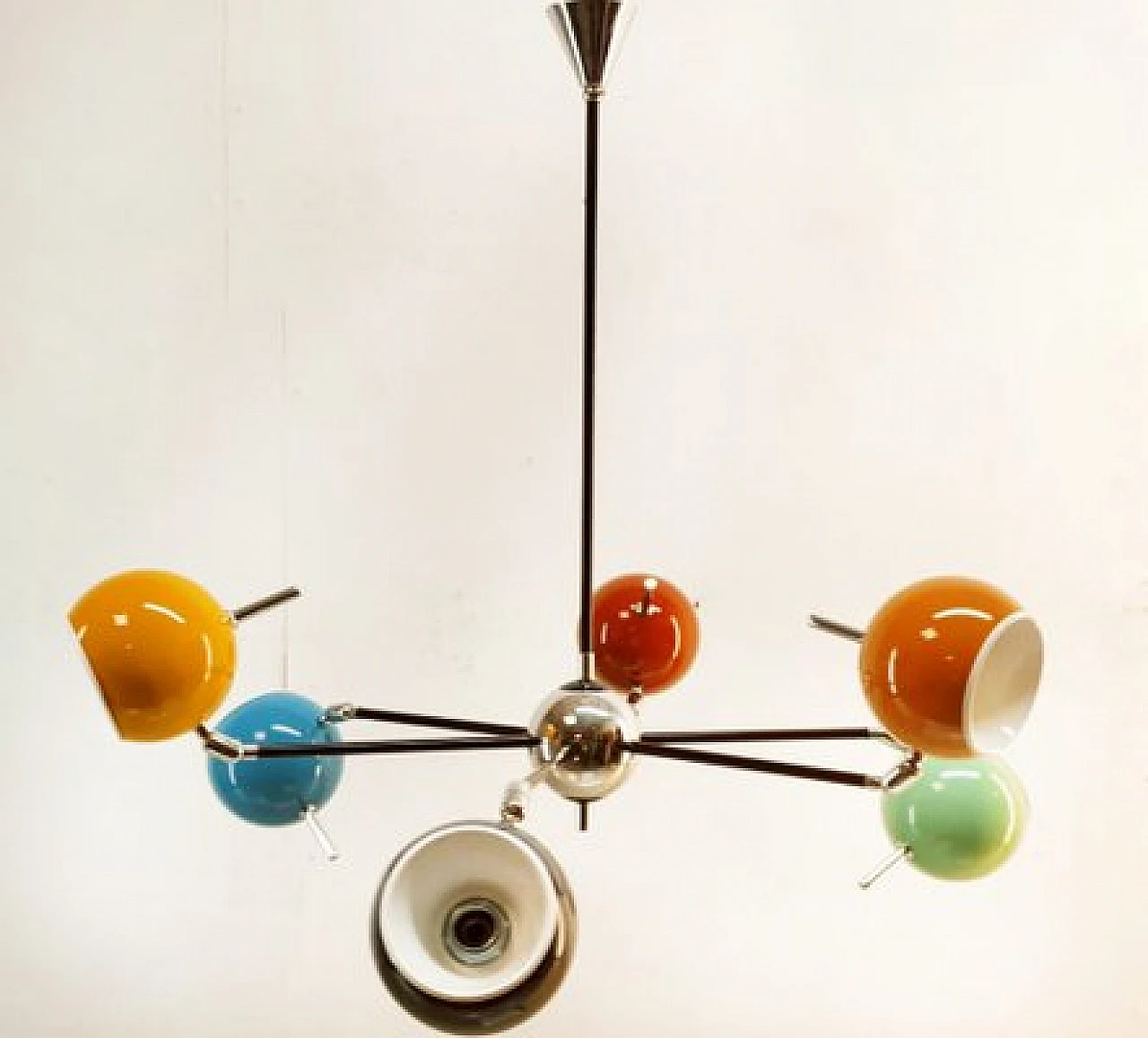 Space Age chandelier with adjustable spheres, 1970s 16
