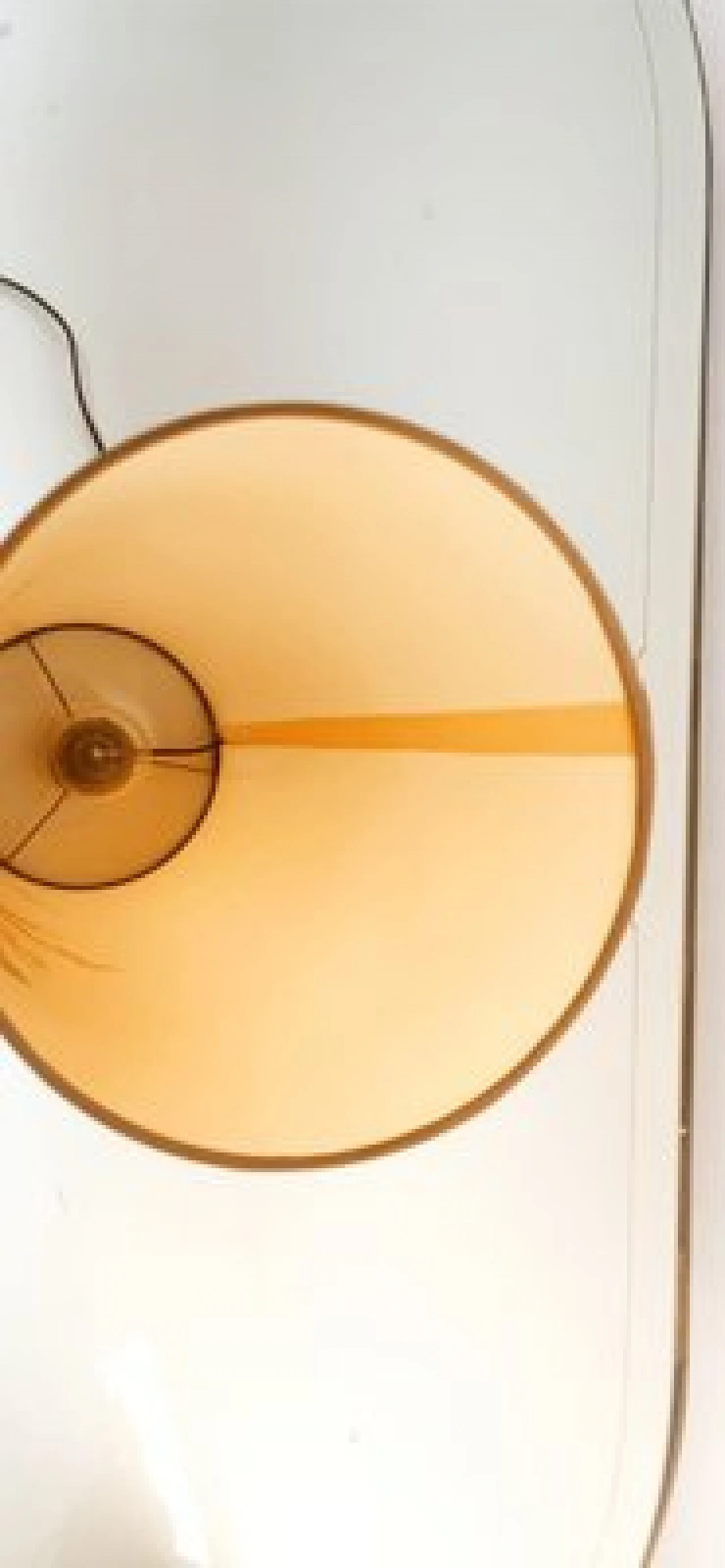 Parchment decorated table lamp, 1960s 2