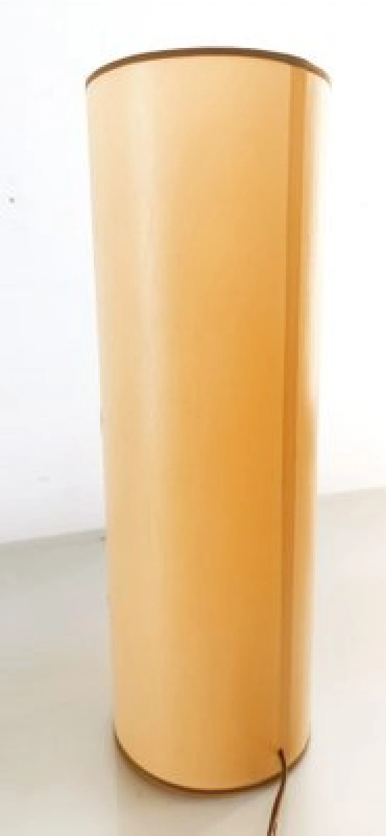 Parchment decorated table lamp, 1960s 7