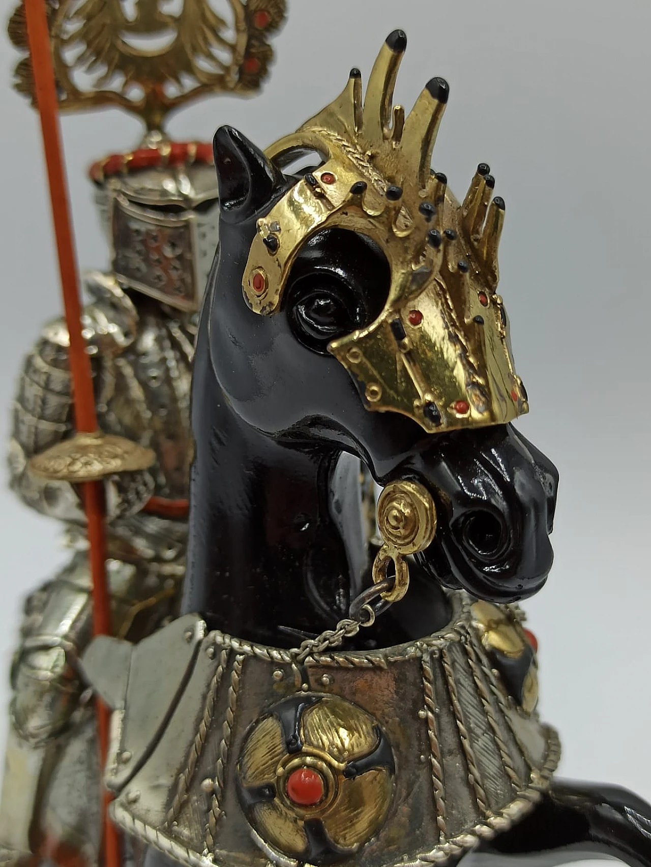 Knight sculpture by Etruria - Arte in Argento, 1960s 13