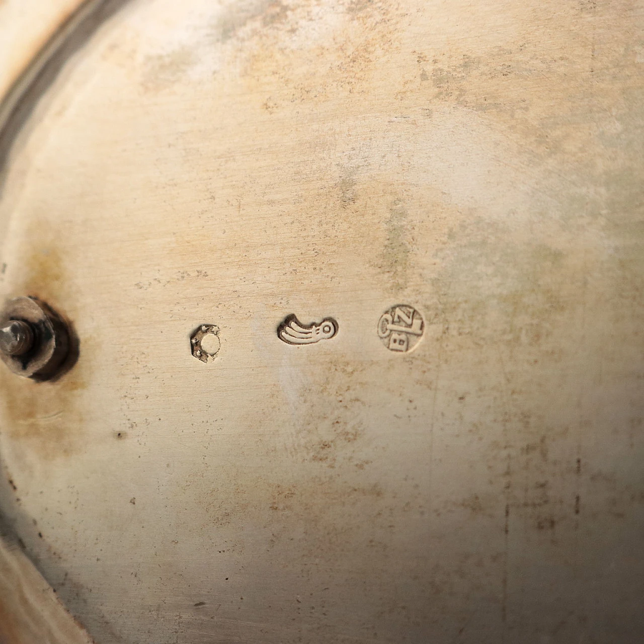 Oliera in argento e vetro, prima metà dell'800 10