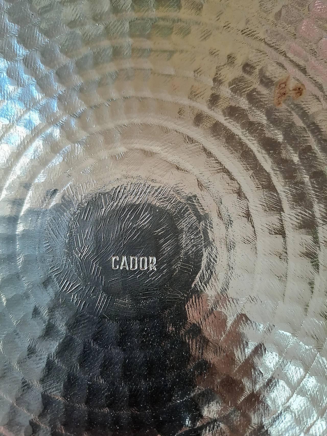 Black metal, gilded aluminum and bakelite bar cart, 1950s 3