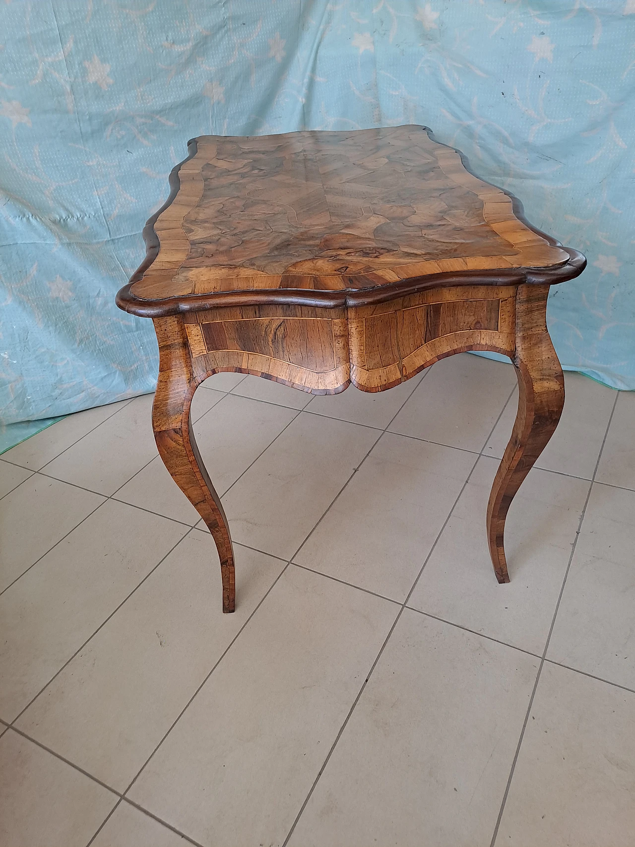 Napoleon III style briar-root desk, early 20th century 4