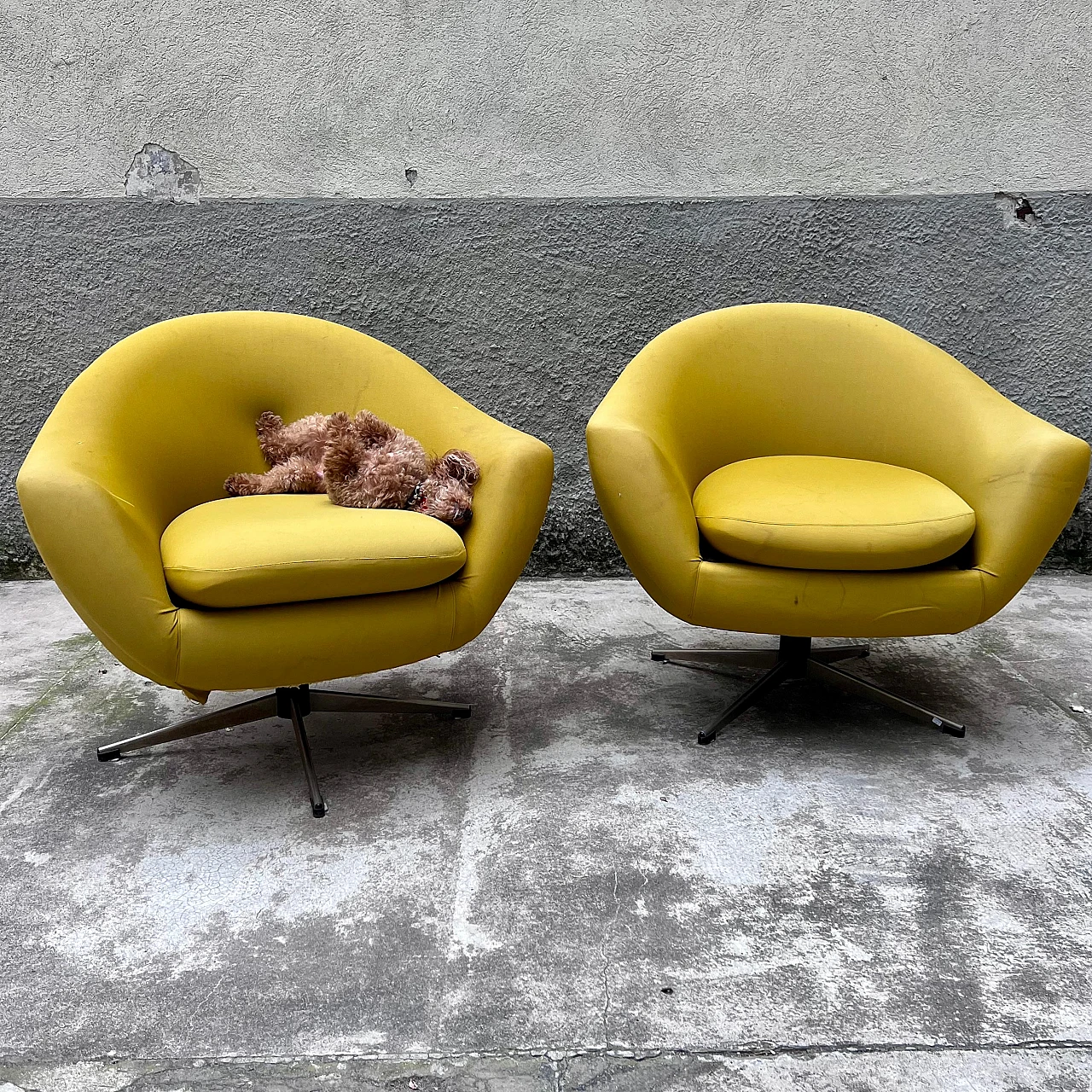 Pair of armchairs by Carl Eric Klote for Overman MFG, 1960s 3