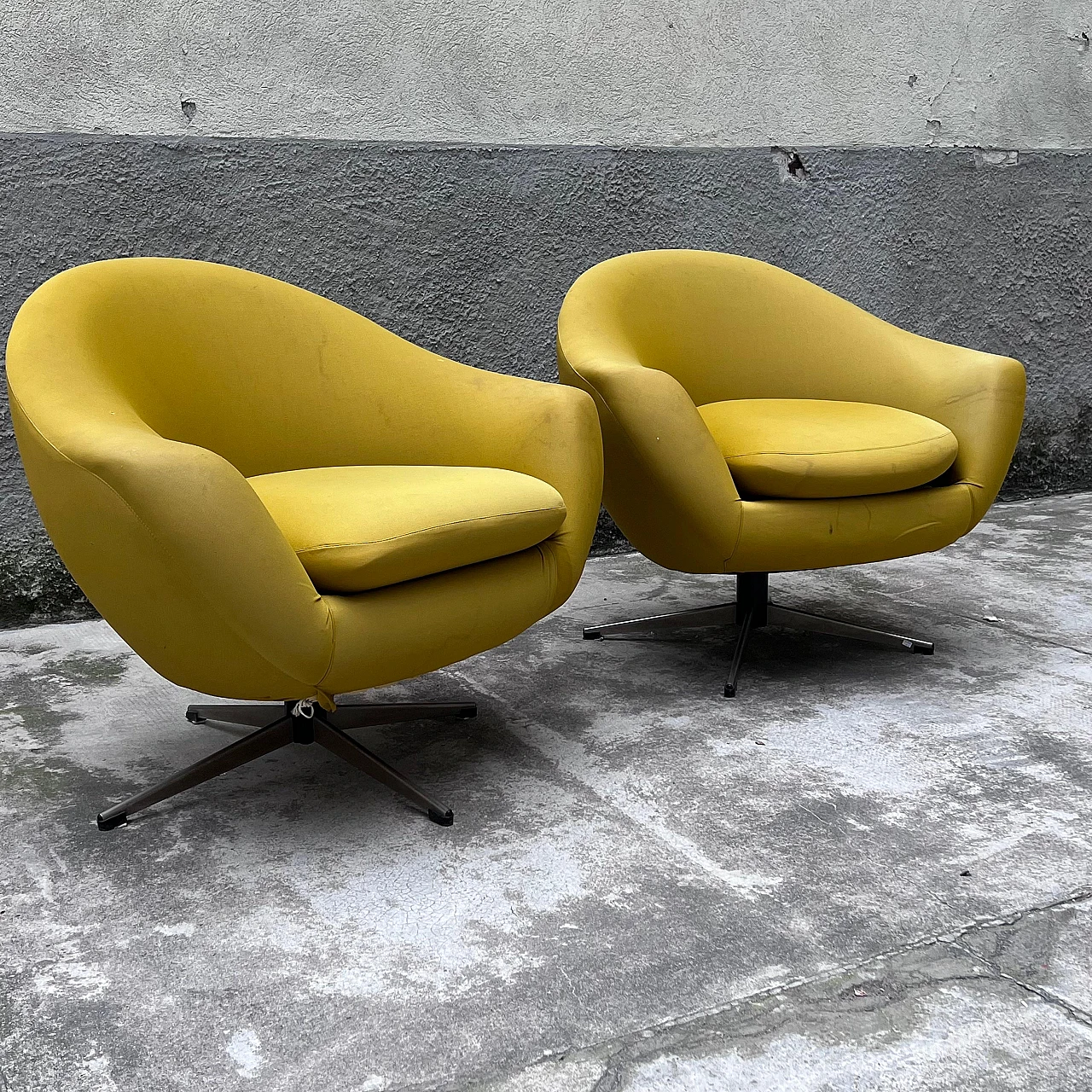 Pair of armchairs by Carl Eric Klote for Overman MFG, 1960s 5