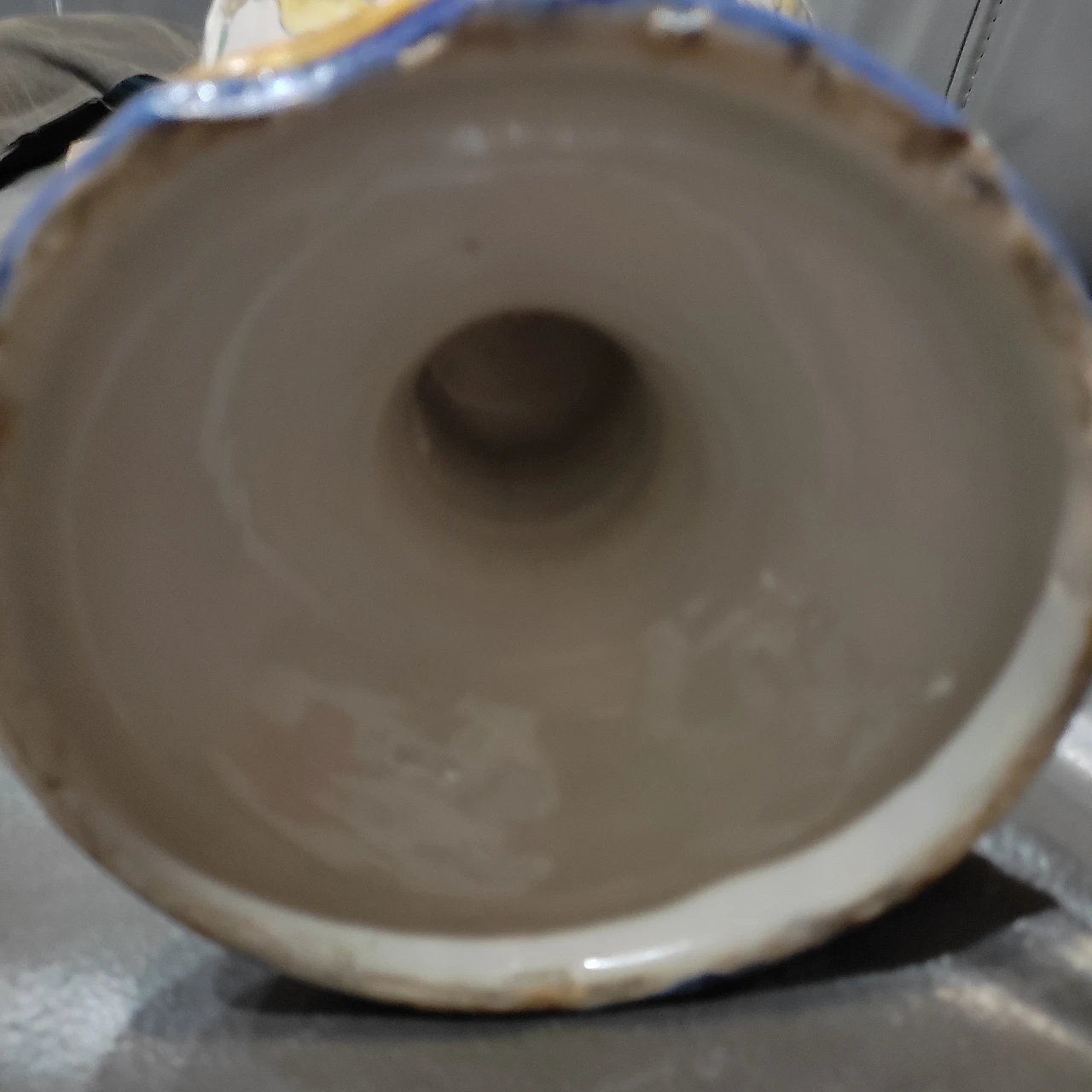 Vaso in ceramica A Grottesche con motivi fogliacei, '800 8