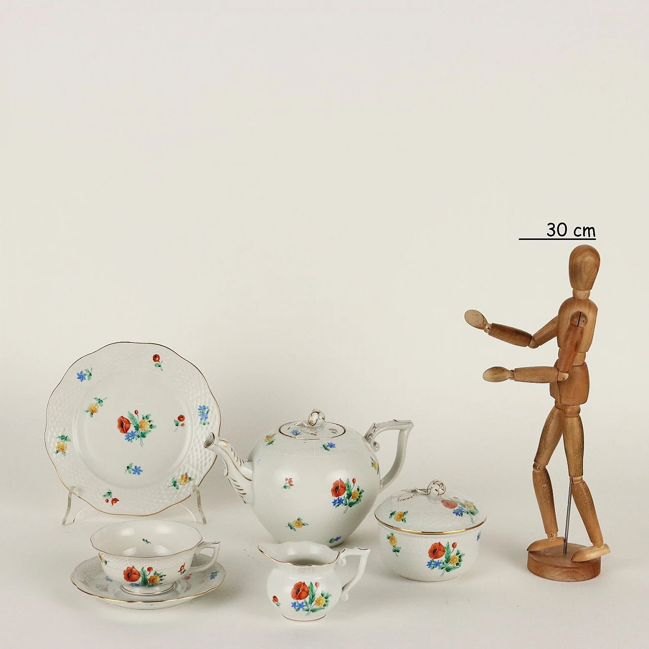 Servizio da tè Herend Hungary, metà '900 2