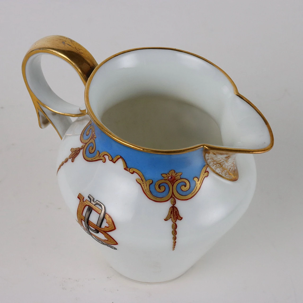 Porcelain coffee service in the style of Ginori, 1880s 9