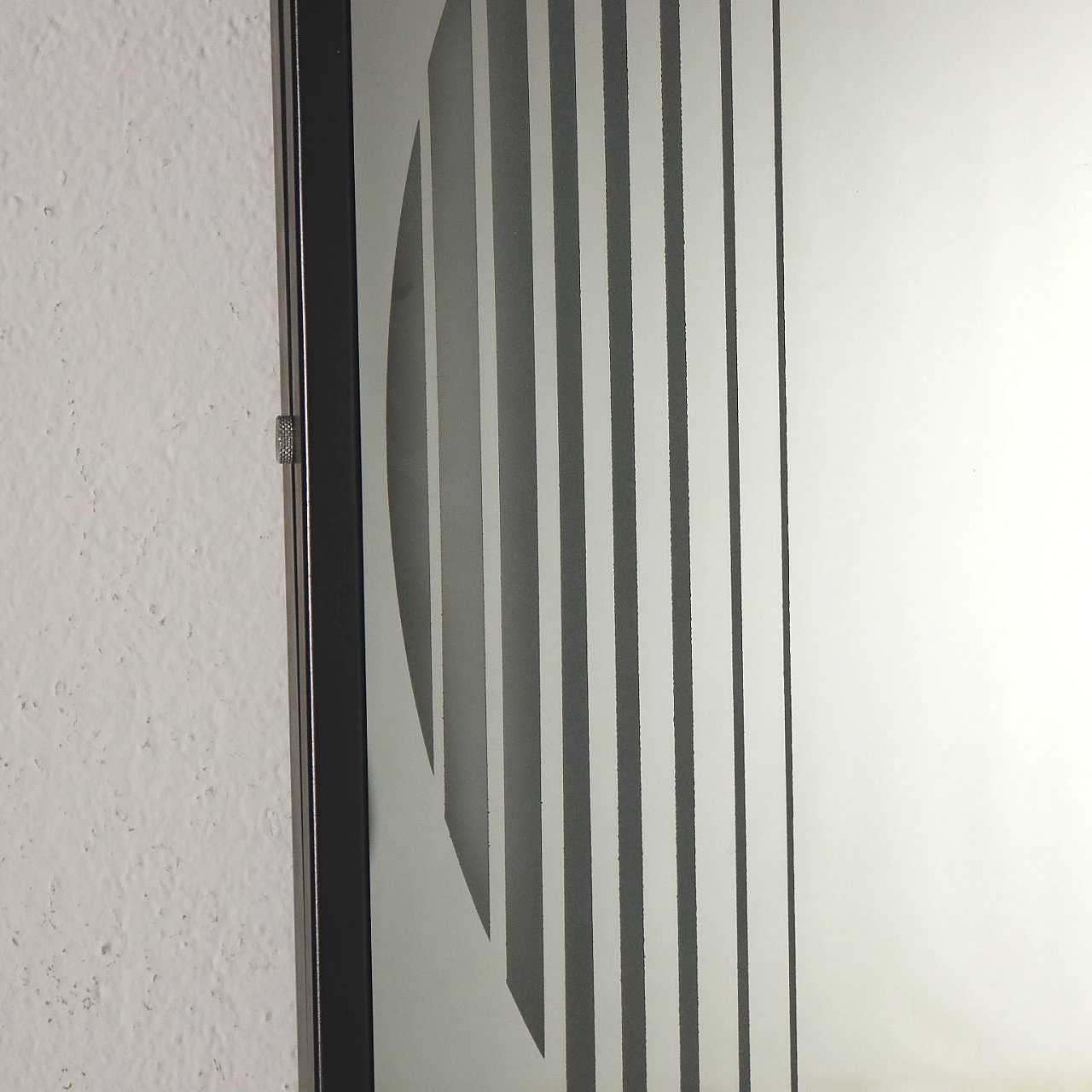 Wall mirror with optical motif, 1970s 3
