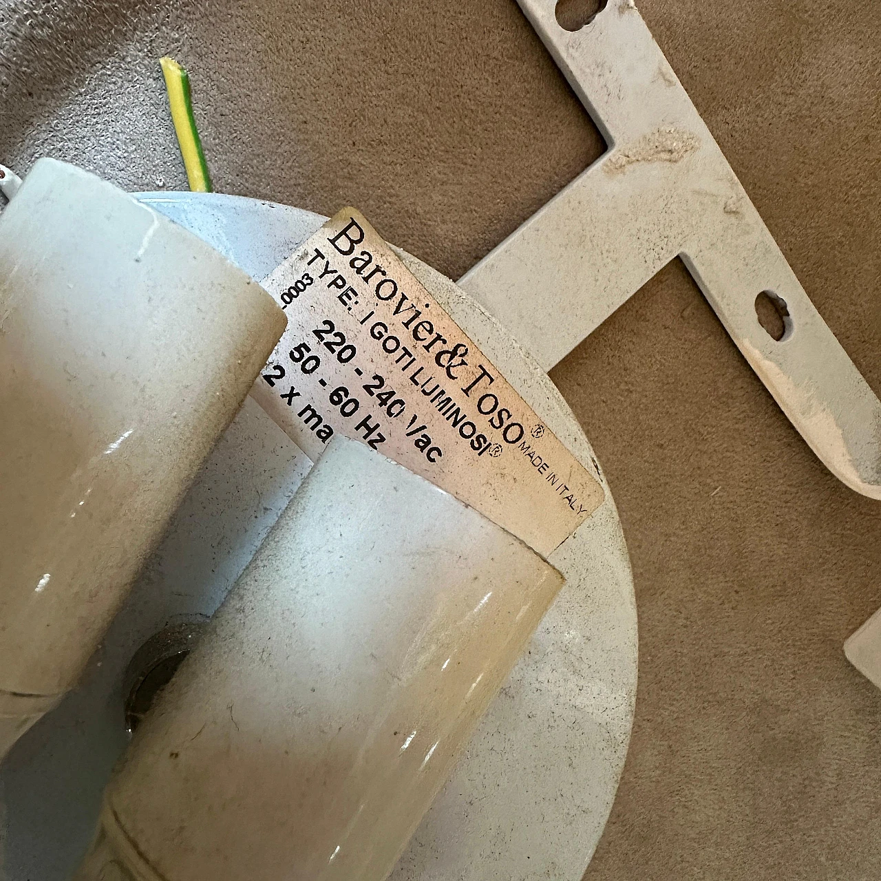 Pair of oval Murano glass lamps by Barovier, 1980s 9