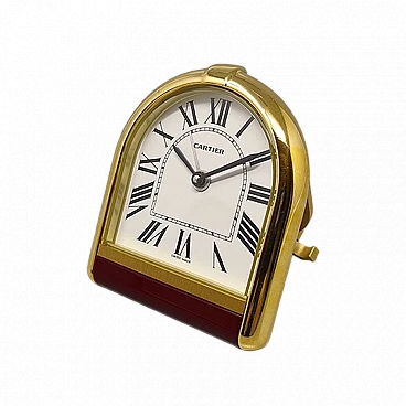 Romane pendulette alarm clock by Cartier, 1980s
