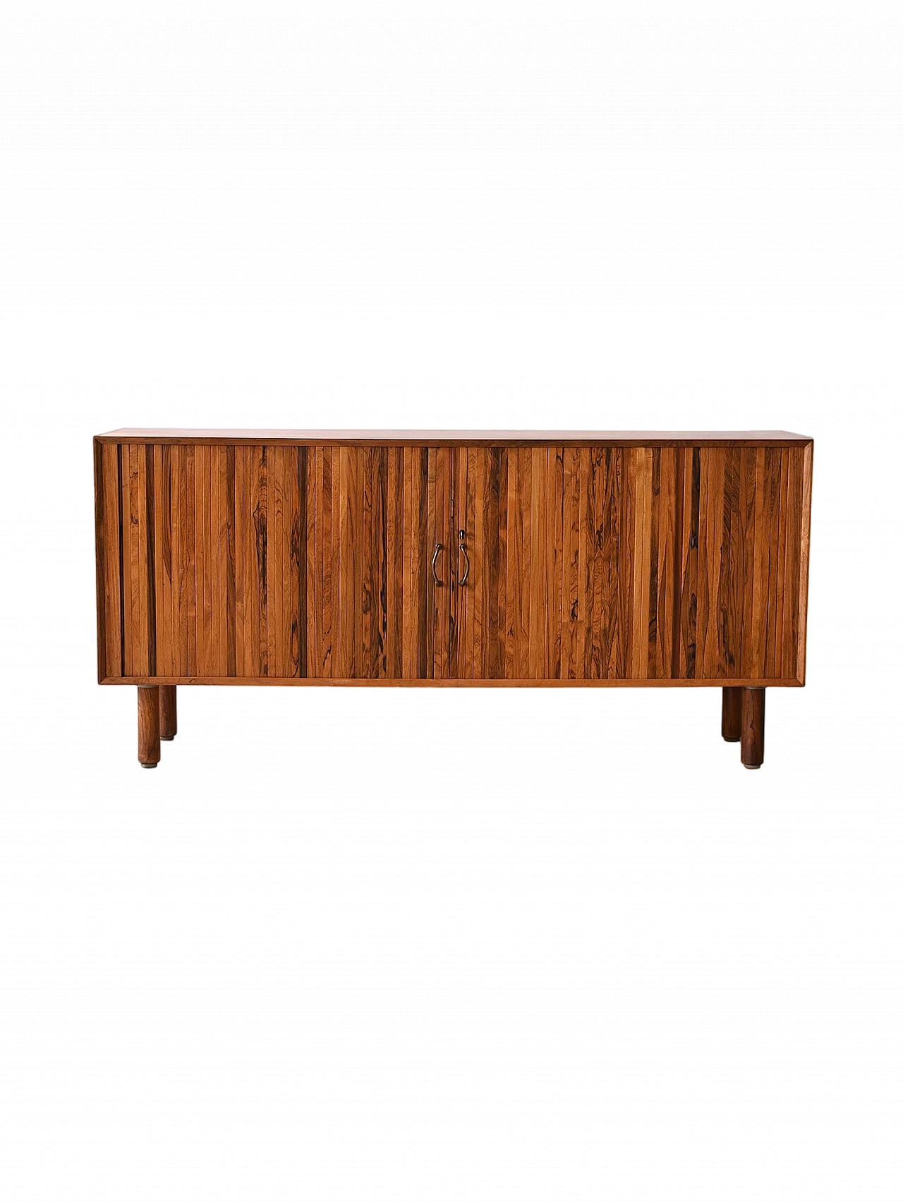 Credenza scandinava in palissandro con portadocumenti/vinili, anni '60 14