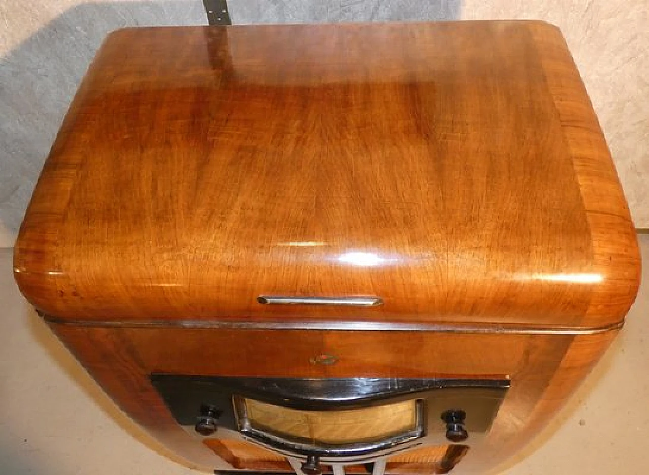 Marconi 1562 radio cabinet with turntable by Compagnia Marconi, 1940 7