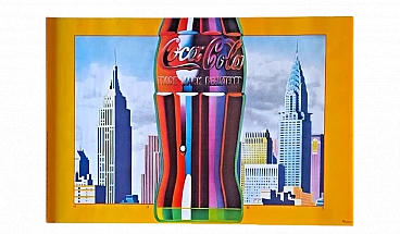 Jan Hunt, Coca Cola - Skyscrapers, poster, 1984
