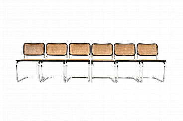 6 B32 chairs by Marcel Breuer, 1980s