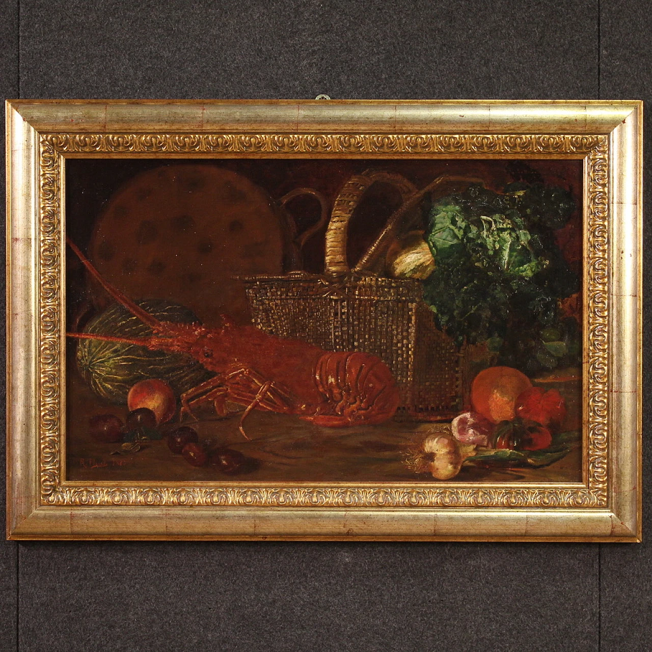 Natura morta spagnola, olio su tela, 1883 1