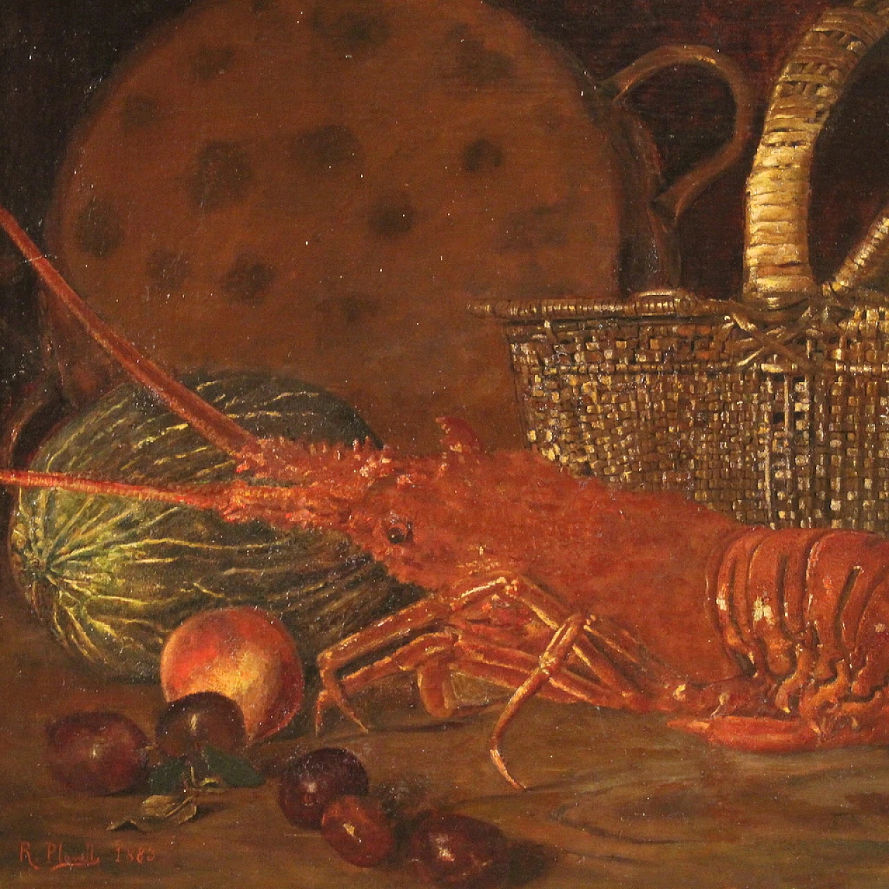 Natura morta spagnola, olio su tela, 1883 3