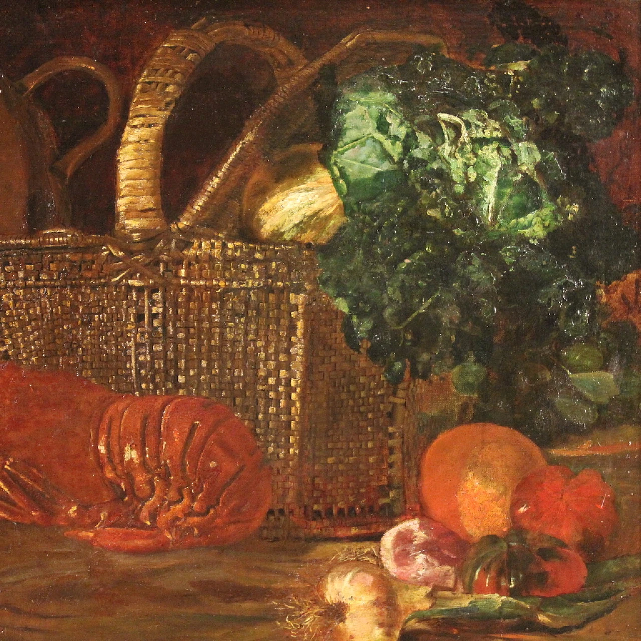 Natura morta spagnola, olio su tela, 1883 4