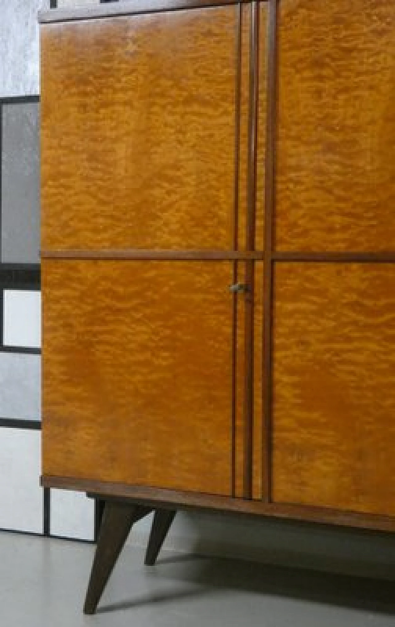 Solid teak sideboard with drawers, 1970s 14