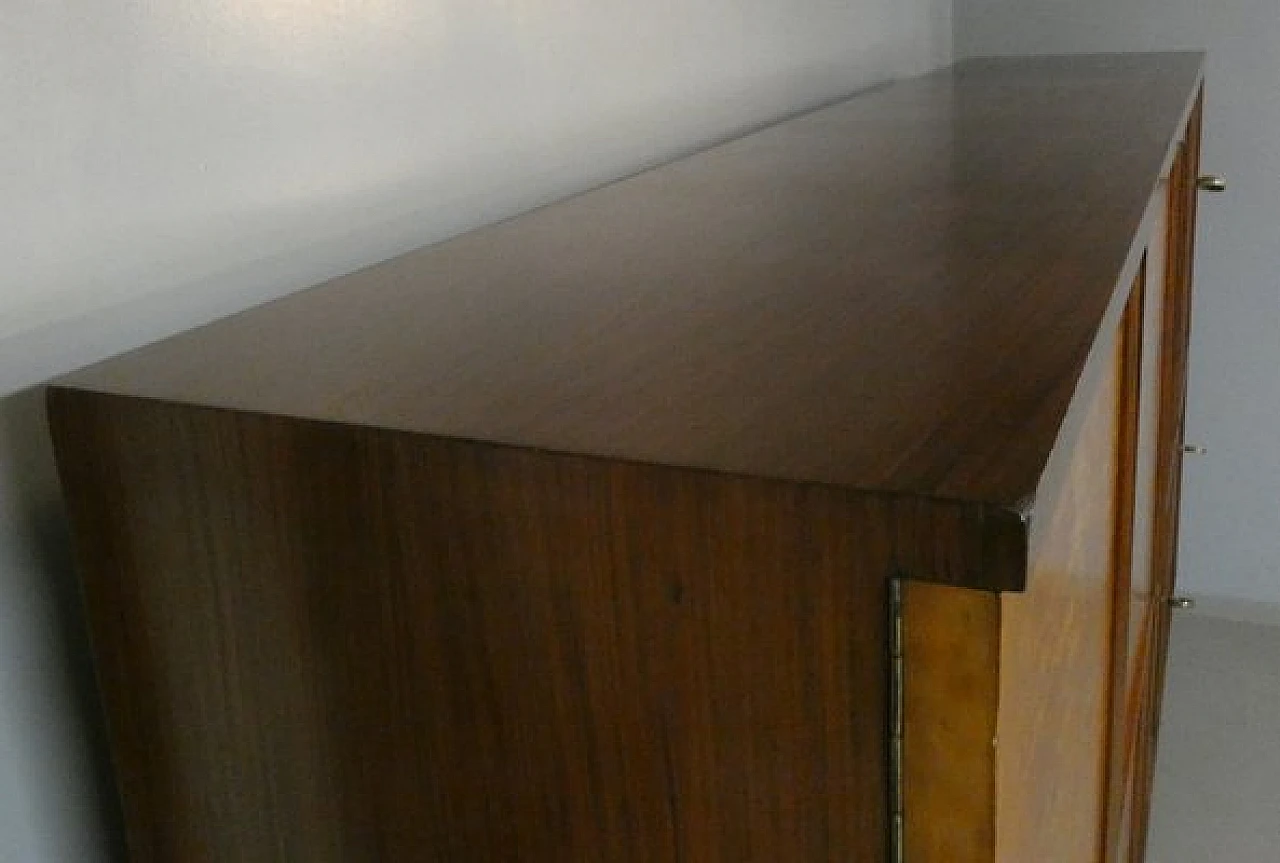 Solid teak sideboard with drawers, 1970s 16