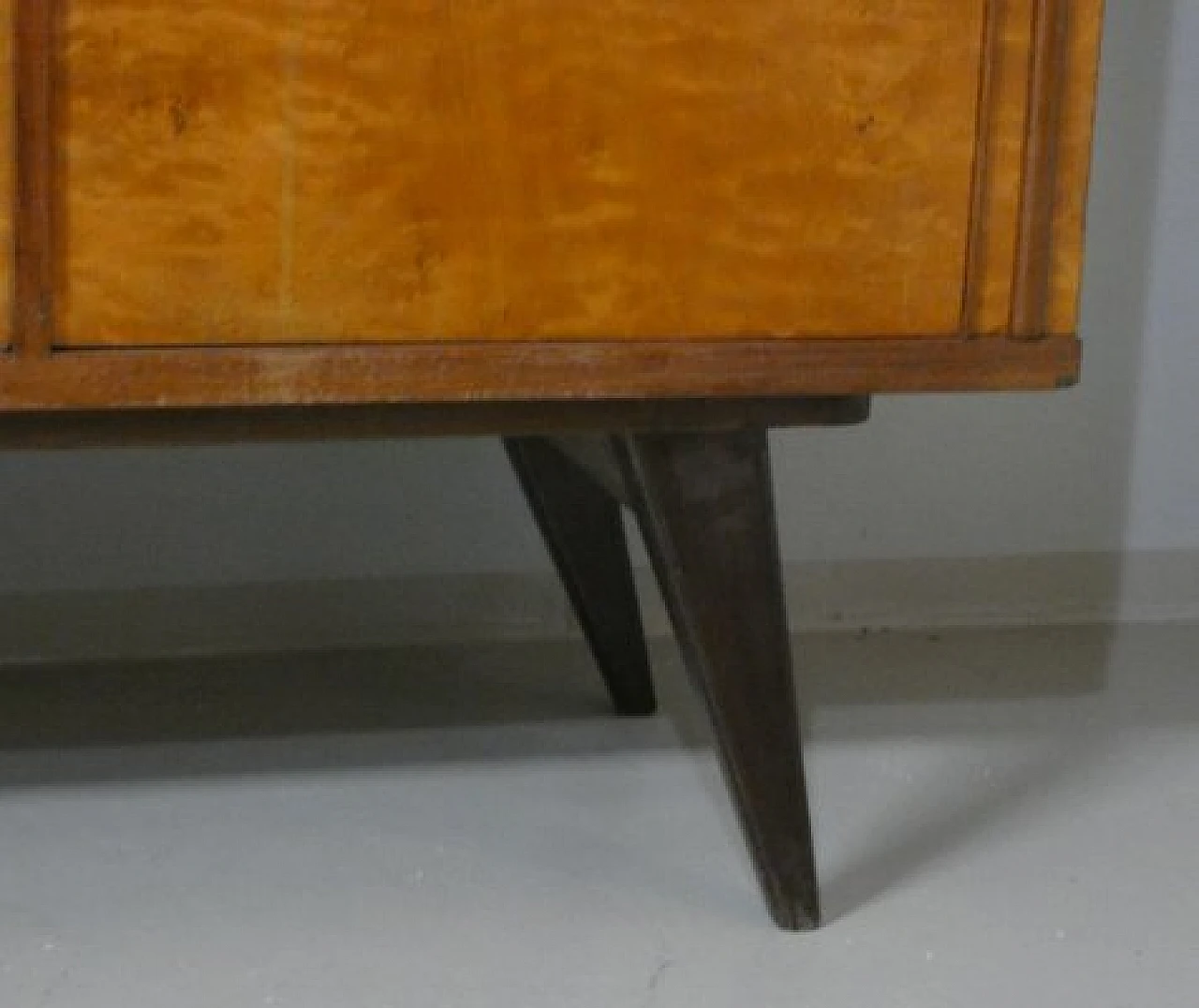 Solid teak sideboard with drawers, 1970s 19