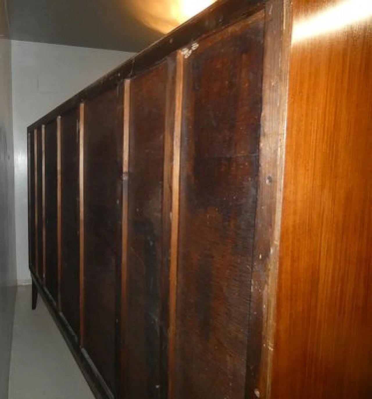 Solid teak sideboard with drawers, 1970s 20