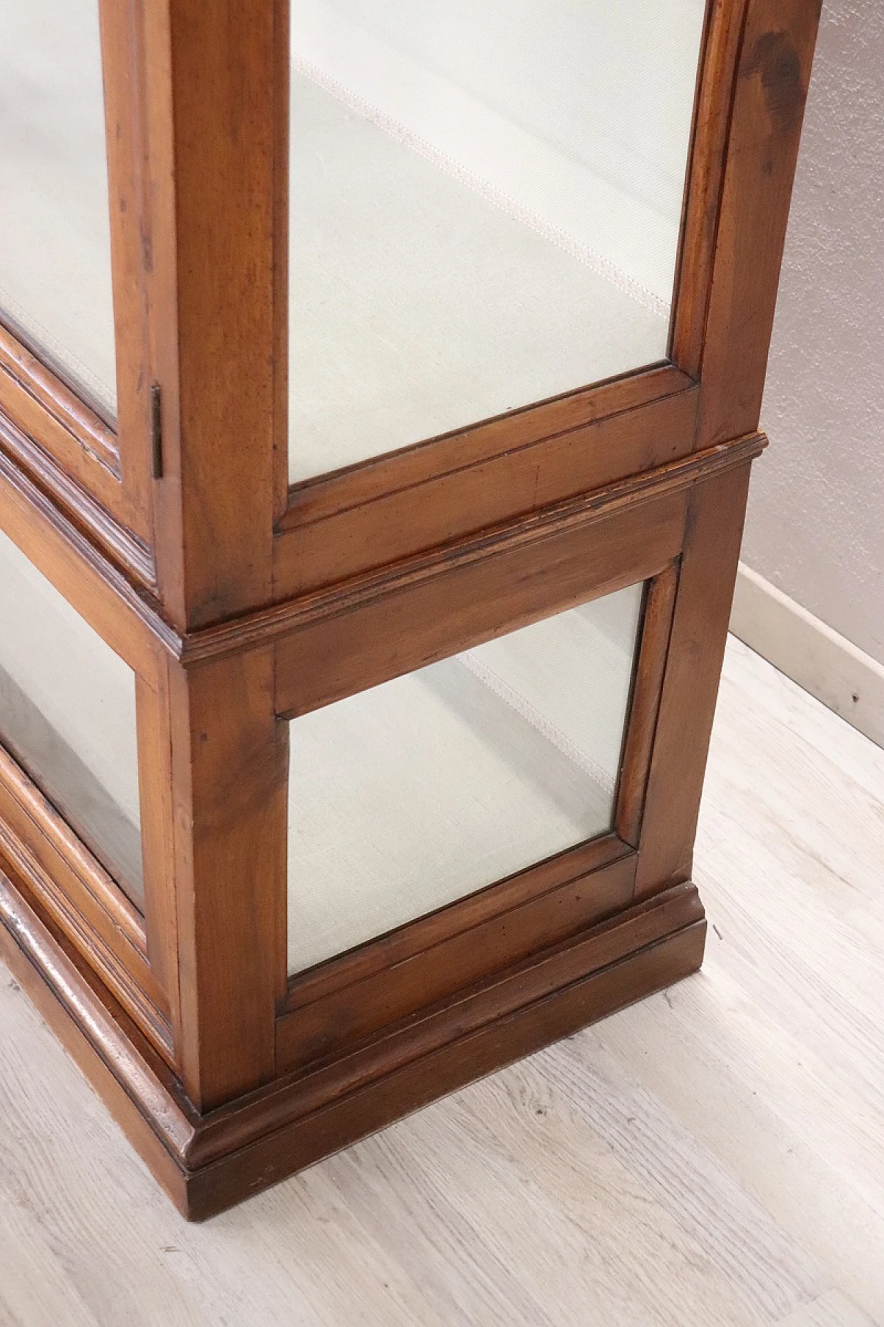 Vetrina in noce massello, '800 7