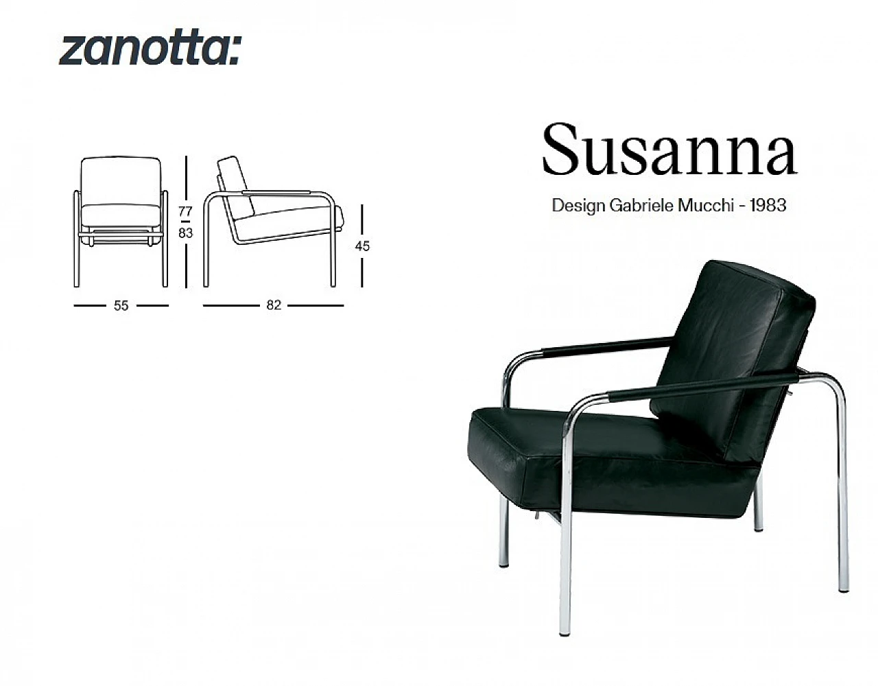 Pair of Susanna armchairs by Gabriele Mucchi for Zanotta 13