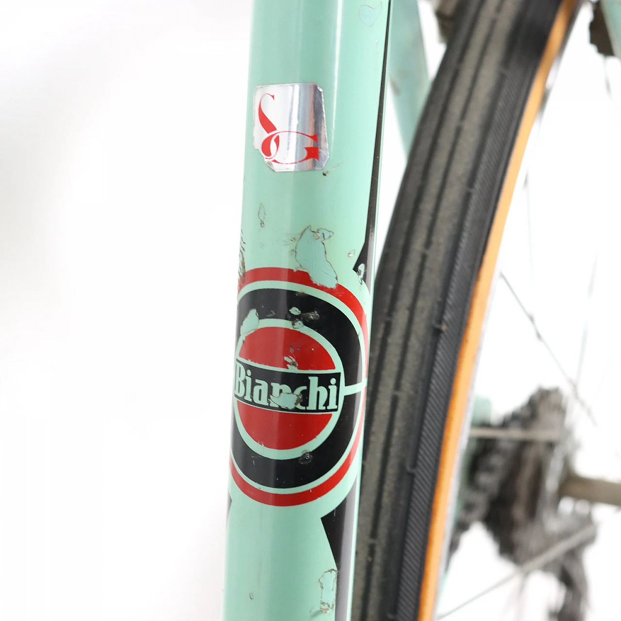 Bicicletta Bianchi in alluminio e ferro, anni '70 7