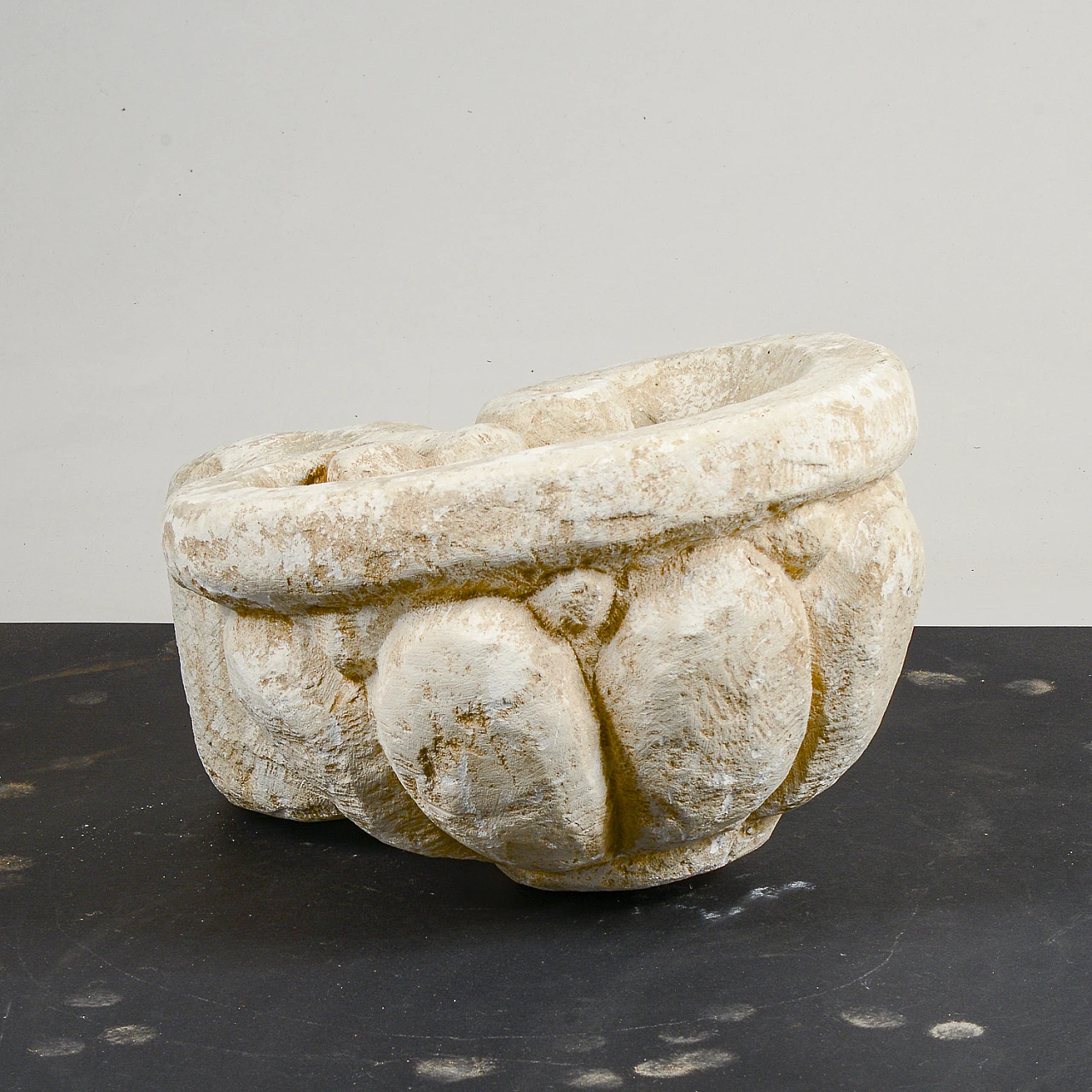 Vaschetta a forma di conchiglia in impasto pietra 8