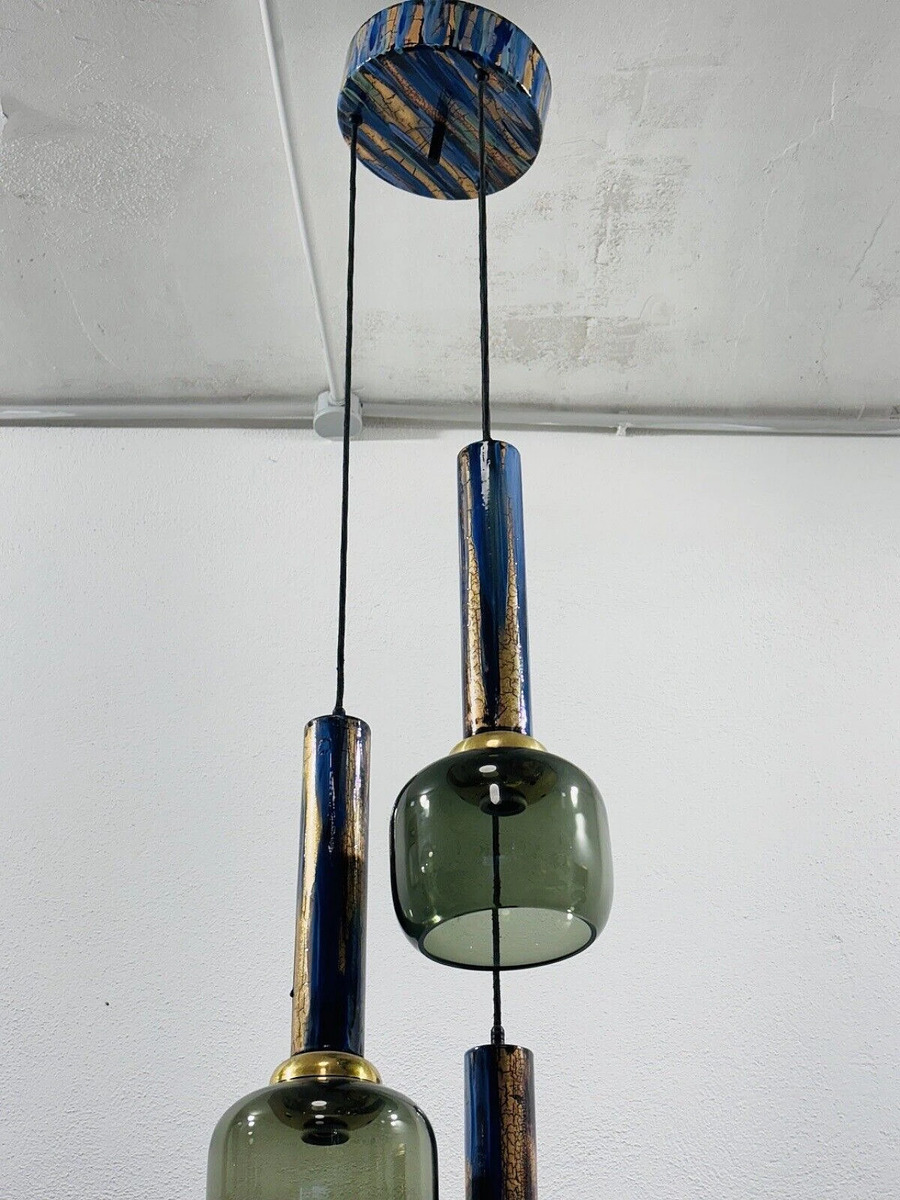 Chandelier by Angelo Brotto for Esperia, 1970s 2