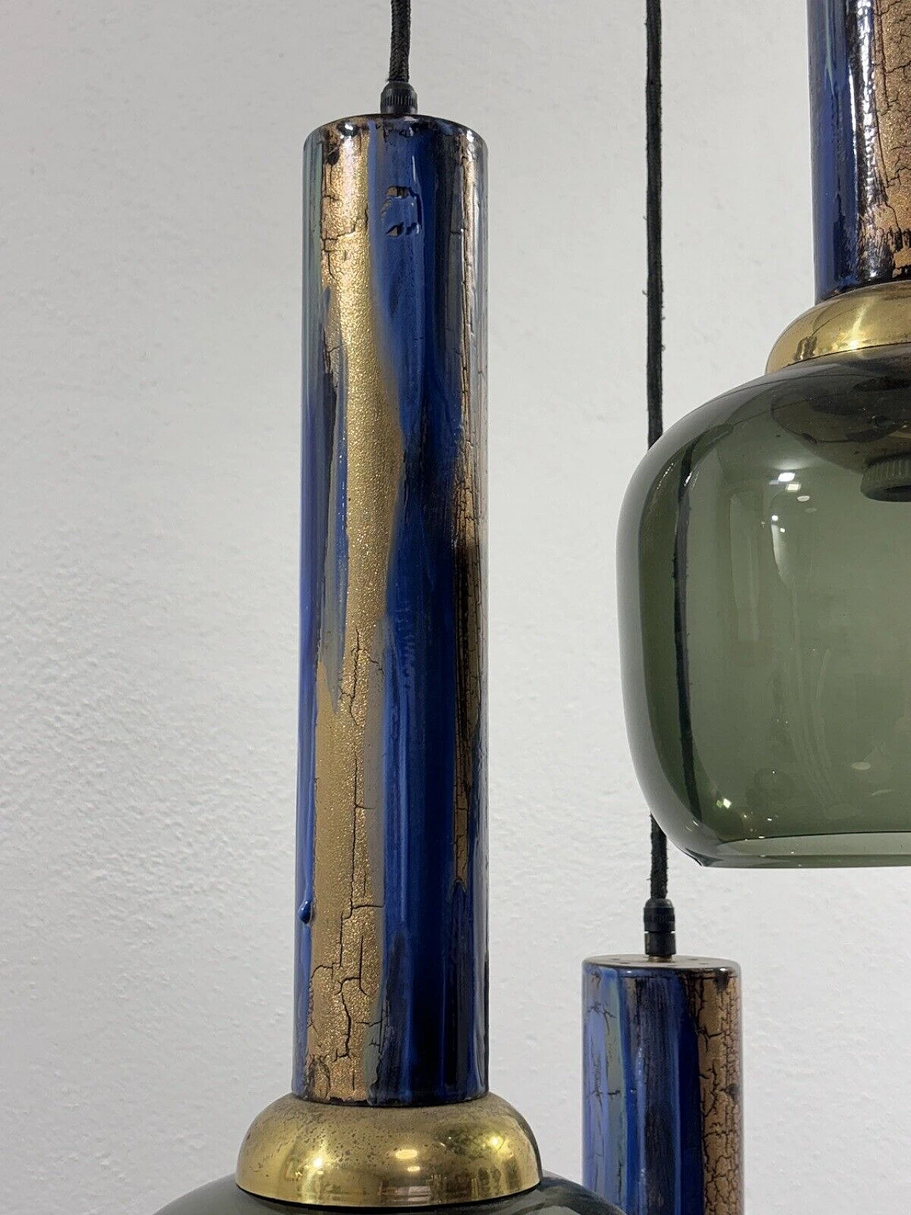 Chandelier by Angelo Brotto for Esperia, 1970s 4