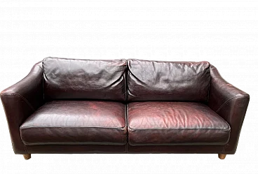 3-Seater Classic Club 200 sofa in leather by Baxter, 2000s