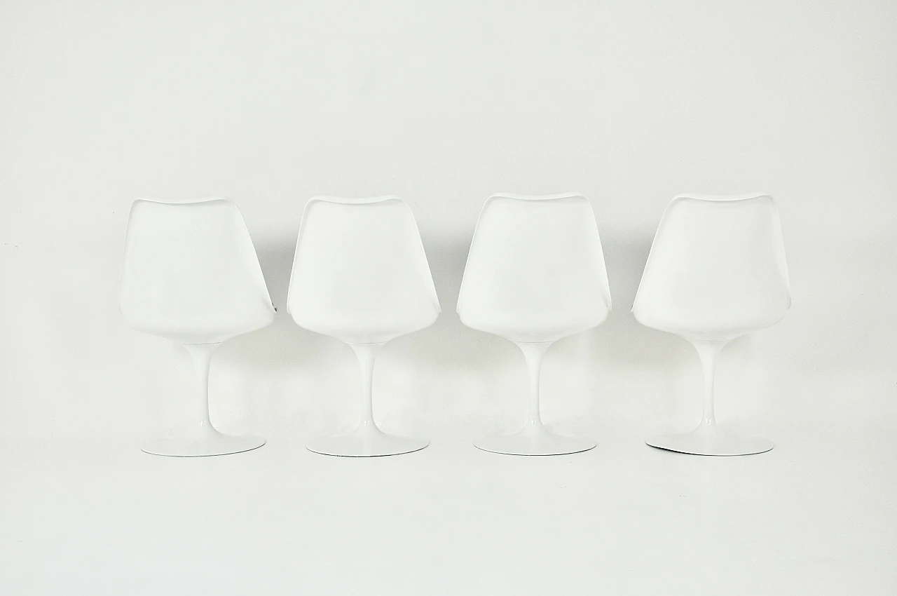 4 Sedie Tulip di Eero Saarinen per Knoll International, anni '70 6