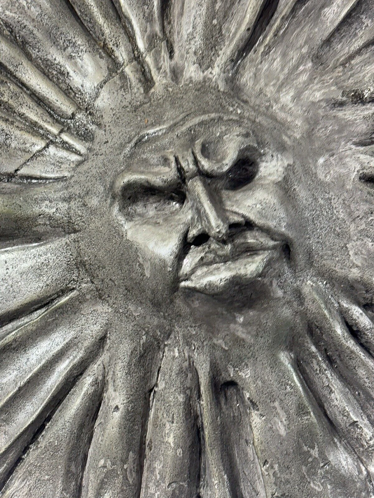 Attilio Pierelli, face, sculpture, 1960s 4