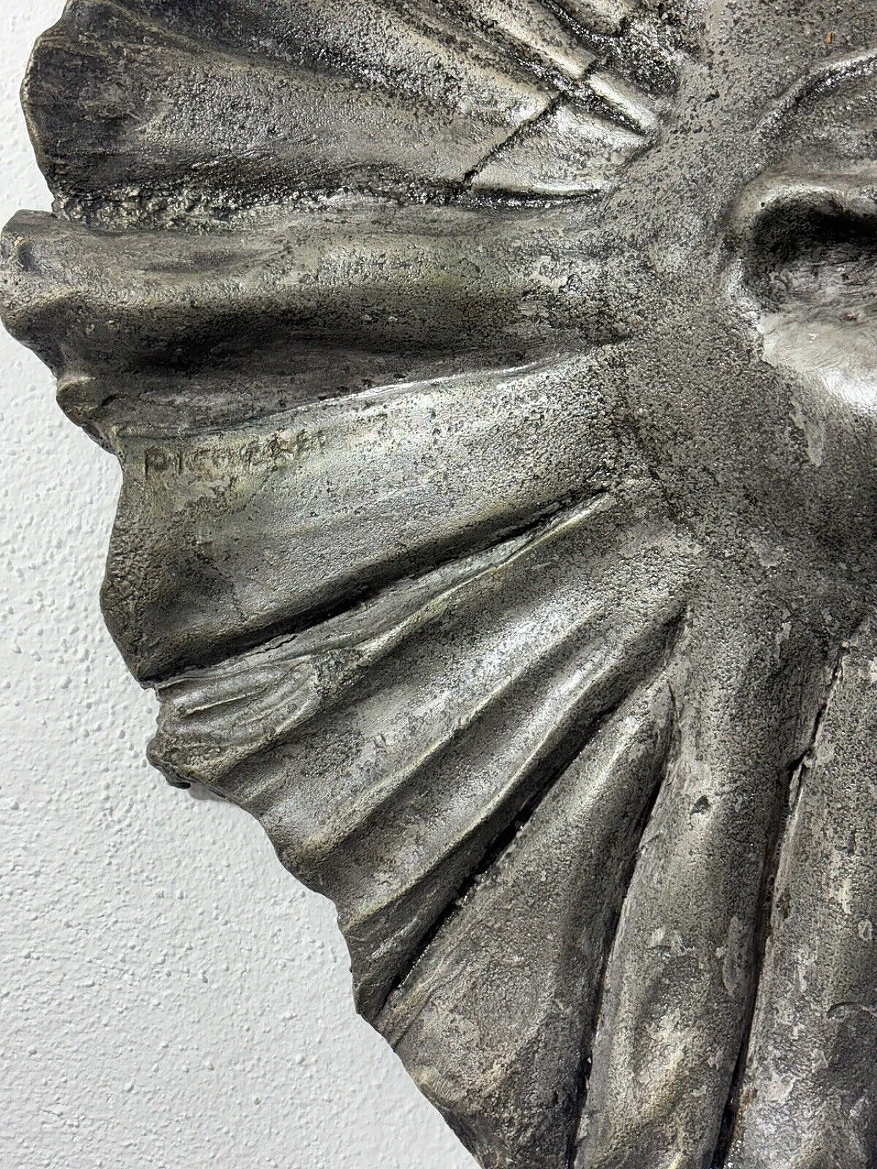 Attilio Pierelli, face, sculpture, 1960s 5